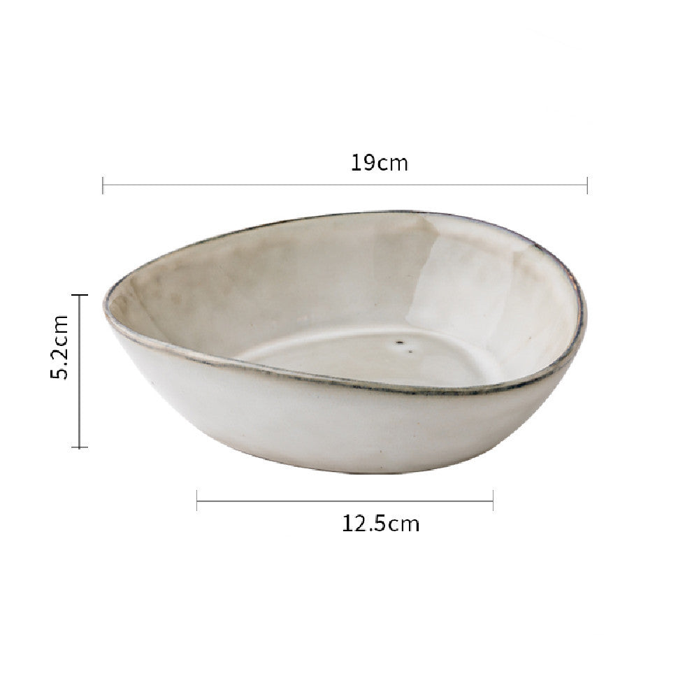 Home Ceramic Retro Shaped Tableware