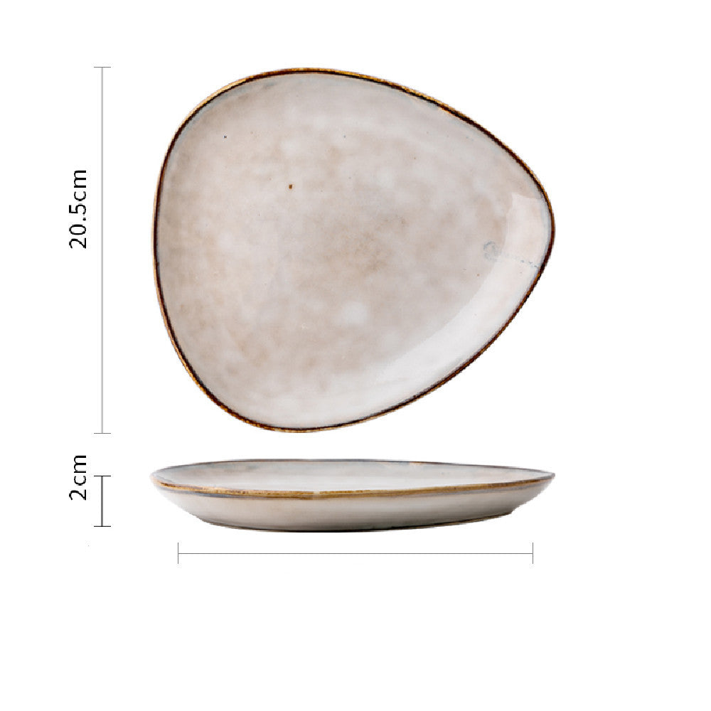 Home Ceramic Retro Shaped Tableware