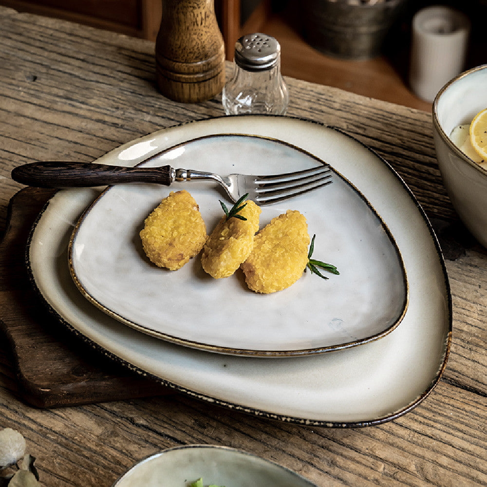 Home Ceramic Retro Shaped Tableware